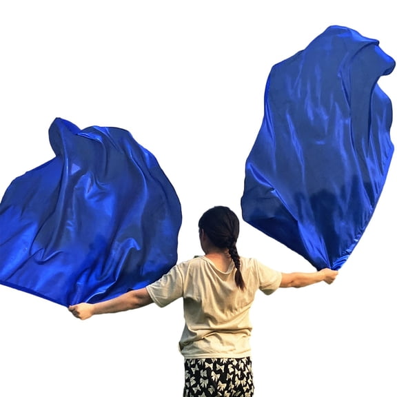 Worship Flags for Dance Church, Tail Tassel Praise Dance Flags with Flexible Rod 1flag+1stick