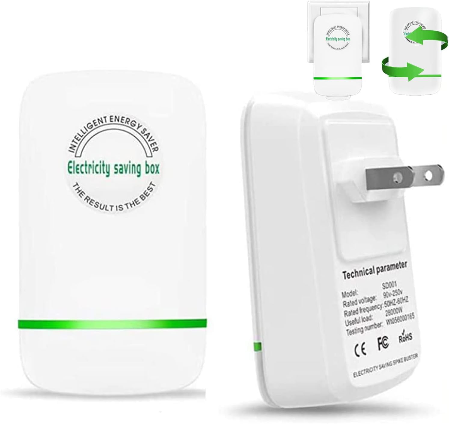 2 Pcs Pro Power Saver by Elon Musk,Stop Watt Energy Saving Device