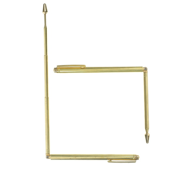 2 Pcs Probe Stick Dowsing Rod for Detection Portable Divining Stainless Steel Rods