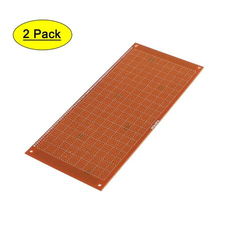 2 Pcs Prototyping Experiment Probe Matrix PCB Circuit Plate Board 10cm x 22cm
