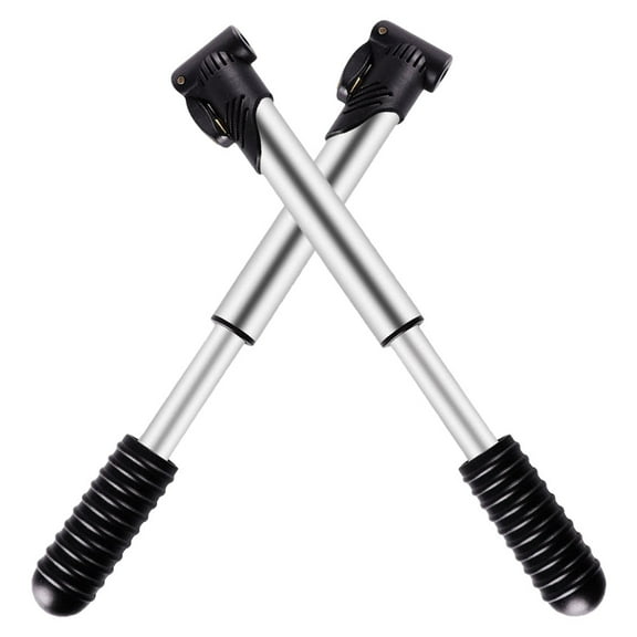 2 Pcs Pump Cycle Pump Tire Inflator Multifunctional Air Pump Portable Bike Pump Tire Hand Pump