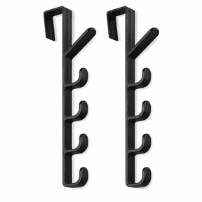Kawihcie No Punching Purse Racks for Hanging Purses ,Hooks, Black, 2 Count