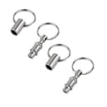 thumbnail image 1 of 2 Pcs Quick Release Detachable Keychain, Quick Release Detachable Pull Apart Key Rings Keychains,Double Spring Split Snap Seperate Chain Lock holder Convenient Accessory, 1 of 9
