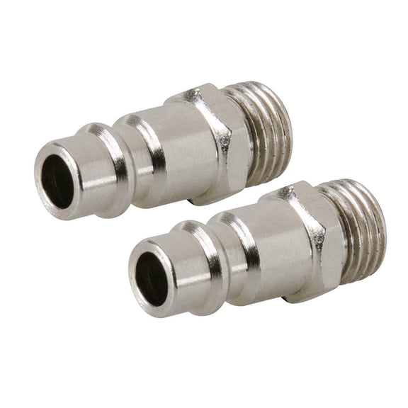 2 Pcs Quick Release Euro Compressed Air Line Coupler Connector Fitting 1/4in BSP Male Adapter For Air Tools Power Tools Parts