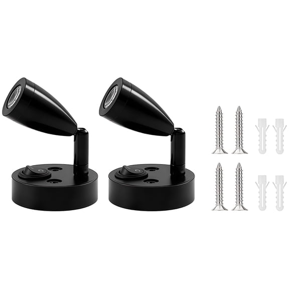 2 Pcs RV Reading Lights, 3W Camper LED Interior Light, 12-24V, with USB Charging Ports, Aluminum Build, Flexible Neck, CE Certified for Van Boat Yacht, 3000K Warm White