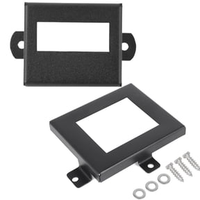 2 Pcs Radar Sensor Protector Covers Metal,Radar Sensor Covers Anti-theft Protection,Fits All Models,Black