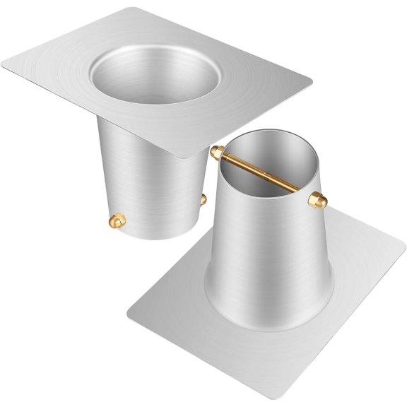 2 Pcs Rain Chain Gutter Adapter Aluminum Installation Rain Chain Gutter Installer for Outside Gutters Downspout