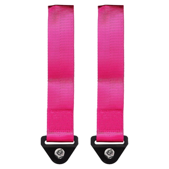 2 Pcs Rear Bumper Tow Strap Cart Trailer Decoration