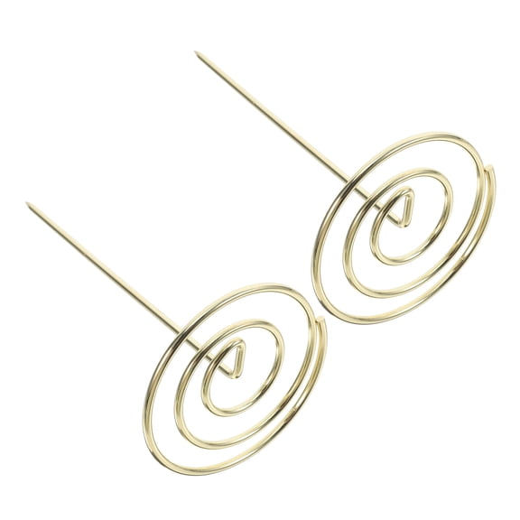 2 Pcs Receipt Stabber Gold Menu Invoice Holder