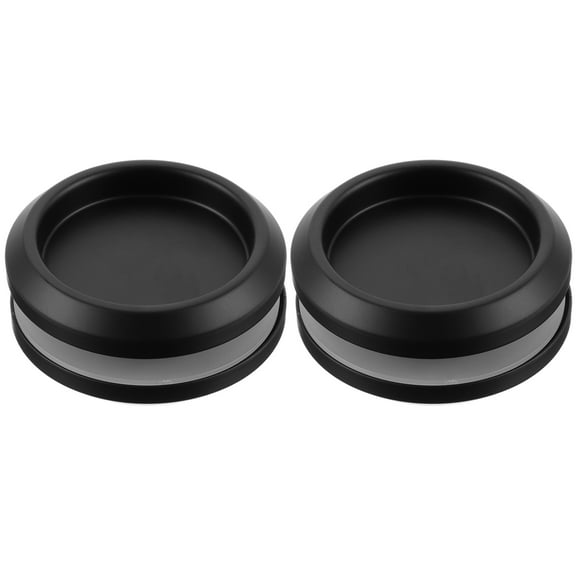 2 Pcs Recessed Glass Door Sliding Knob Handles Shower Black