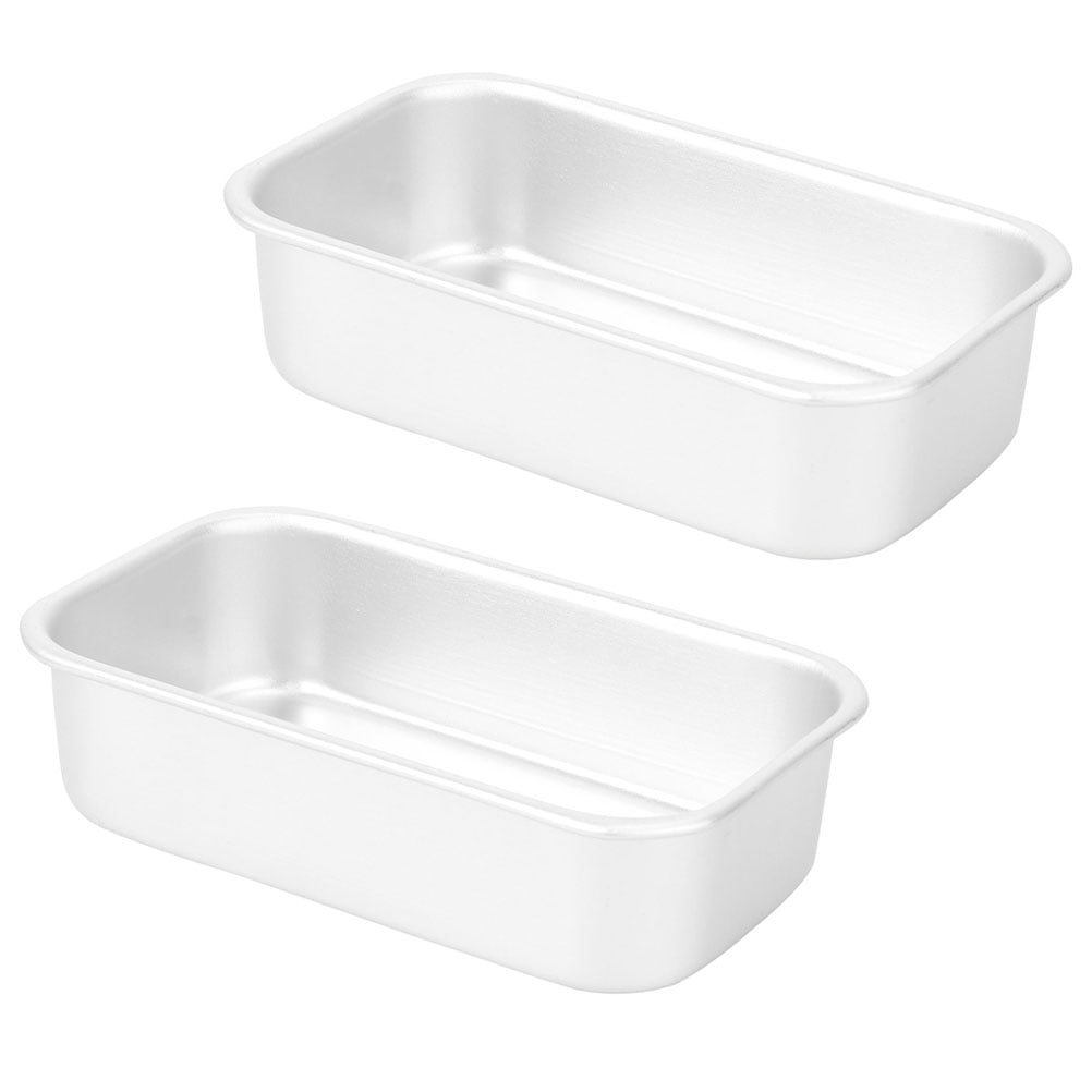 2pcs Aluminium Alloy Gel Cake Molds for Toast Baking Mold Trays ...
