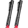 thumbnail image 1 of 2 Pcs Red Light Flashlight Red LED Flashlight Pen Light Bright Torch for Night Astronomy Aviation Observation Turtle Safe Beach, 1 of 6
