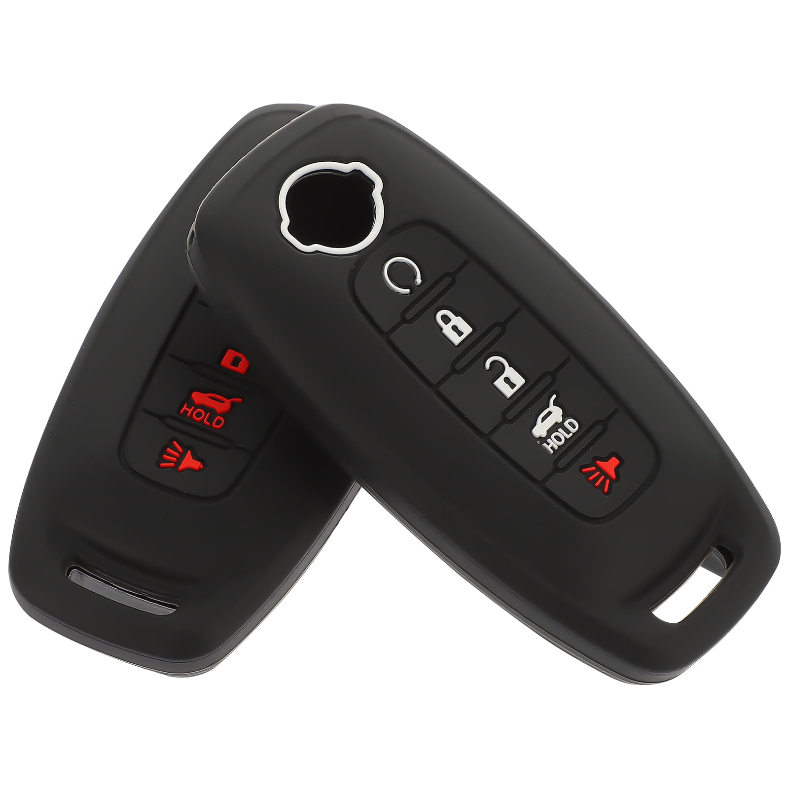 2 Pcs Remote Control Holder Key Fob Case for Car Keys Covers