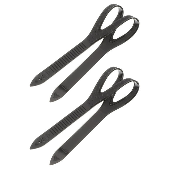 2Pcs Universal Swimming Goggles Silicone Strap for Stable Fit and Replacement Black