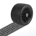 thumbnail image 1 of 2 Pcs Replacement Wheel with Double Bearing Replacement Parts for Folding Wagon Cart Camping Folding Wagon Cart Wheels for All-terrain Sand Grass, 1 of 8