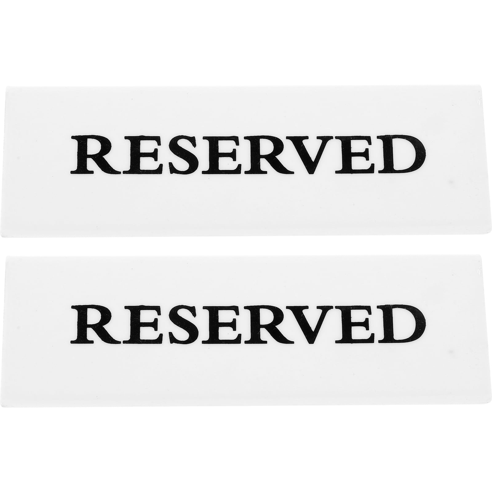 2 Pcs Reserved Signs for Wedding Chairs Conference Room Reservation ...