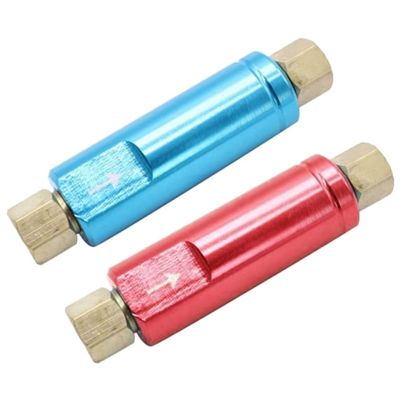 2 Pcs Residual Pressure Brake Proportioning Valves - Metal, for Car Braking, High Versatility, Prevent Fluid Backflow, 10x5x3cm