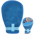 thumbnail image 1 of 2 Pcs Restraint Gloves, Elderly Anti-Scratch Mitts with Zipper Opening, Extended Straps, Finger Loops, Anti-Scratch Board, Hand Gloves Protector to Prevent Scratching, 6.7x10.6 in, 1 of 6