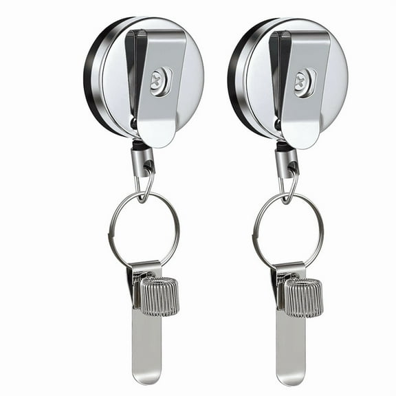 2 Pcs Retractable Pull Pen Pencil Holder, 27.5Inch Holder for Carpenters, Construction Workers, Nurses