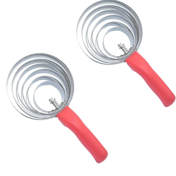 2 Pcs Reversible Stainless Steel Curry Comb Horse Brush, 6 Rings, Soft Touch Grip Metal Curry Brush for Horses, Red, Detangling & Shedding