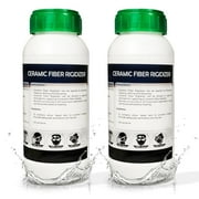 2 Pcs Rigidizer for Ceramic Fiber Coating, 2300F Rated, Fireproof Insulation Surface Coating for Ceramic Fiber Blanket Boards Wool 32 Oz Rigidizer