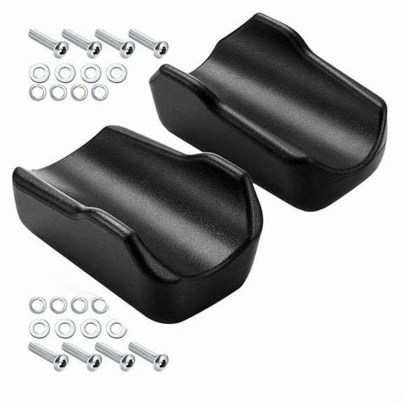 2 Pcs Rollator Armrest Pad Upright Walker Forearm Pads Black Walker Handle Cushions Stand Up Rollator Accessories