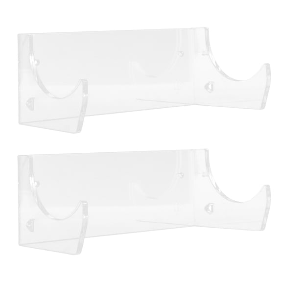 Raindrops Transparent Acrylic Rolling Pin Holder Wall Mount for Storage Sleek Modern Design Fits Most Kitchens 2 Pcs