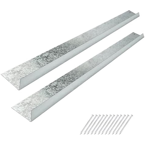 2 Pcs Roof Rain Gutter Diverter 3.28FT Galvanized Steel Roofing Rainwater Diverter Roof Rain Diverters Splash Guard for House Roofs Doorway Corner$$Garden & Patio