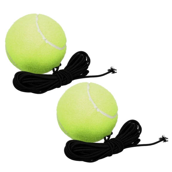 2 Pcs Rope Tennis Toys Training Equipment Games Rebounder Sports Nylon Rubber Individual