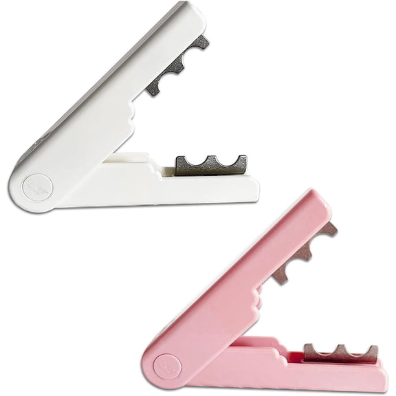 2 Pcs Rose Thorn Stripper Tool - Efficient Thorn Remover for Roses, Leaf Thorn Stripper, Flower Stem Cutter - Easy Rose Dethorner & Thorn Stripper Tool (PinkWhite)