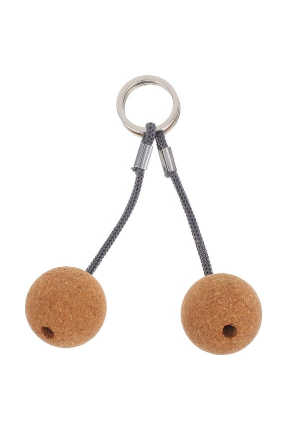 Keychain Cork Ball Keychain Multi 2Pcs 5.3X1.4X1.4In