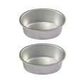 thumbnail image 1 of 2 Pcs Round Shape Cheesecake Pan Non-Stick Cake Pan Aluminum Cheesecake Tin Moulds Baking Tray Bakeware Easy to Use, 1 of 11