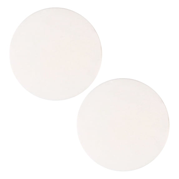 2 Pcs Round Wall Shield Cushions Self Adhesive Door Knob Wall Protectors Durable Quiet Shock Absorbent Door Anti-Collision Pads for Walls & Furniture, 1.96 Inch, White
