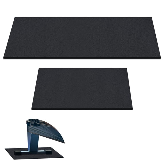 2 Pcs Rowing Machine Mat Compatible with Concept 2 Rowing Machine