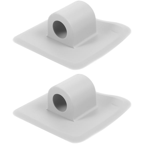 2 Pcs Rubber Boat Motor Buckle Fishing Accessory Canoe Accessories Kayak Hardware Mount Trolling Rack Square Pvc