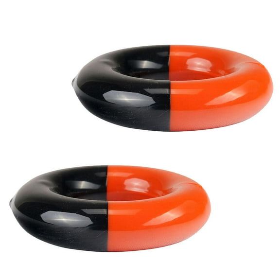 2 Pcs Rubber Golfs Ring Golfing Weighted Ring Golfing Weighted Practice Tool