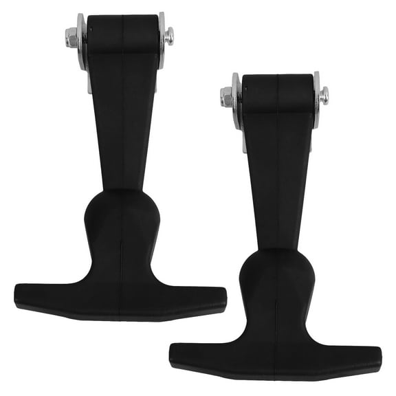 2 Pcs Rubber Hasp Lock Rubber Latch T Handle Hatch Latches Toolbox Latches Lock T-handle Hasp for Toolboxes