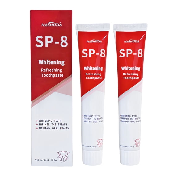 2 Pcs SP-8 Probiotic Toothpaste, SP8 Toothpaste Fresh Breath, for Stain Removing,Deep Cleaning Care Toothpaste,Ultra Whitening Toothpaste