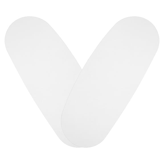 Homoyoyo Clear Protective Shield for Sandblasting, White PVC, Comfortable Fit, 2 Pieces, Safety Gear