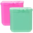 thumbnail image 1 of 2 Pcs Salad Dressing Container with Cover Lunch Box Storage Containers for Food Silica Gel Travel Child, 1 of 6