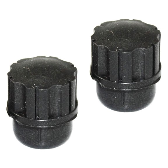 FOMIYES 2Pcs Professional Soprano Saxophone Plug Black Durable Plastic Stopper