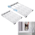 thumbnail image 1 of 2 Pcs School Locker Shelf Organizer - Adjustable Locker Divider Mate Easy to Install for Extending Locker Use Space, 1 of 7