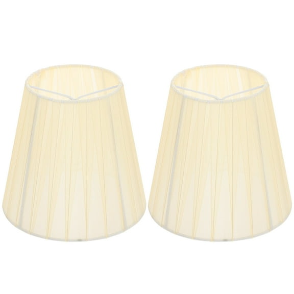 2 Pcs Sconce Oval Clip Bulb Lampshade Screen Living Room