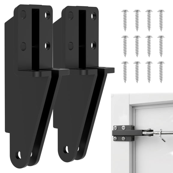 2 Pcs Screen Door Jamb Bracket Plastic Storm Door Closer Bracket Hardware Replacement for Repairing Easy to Install