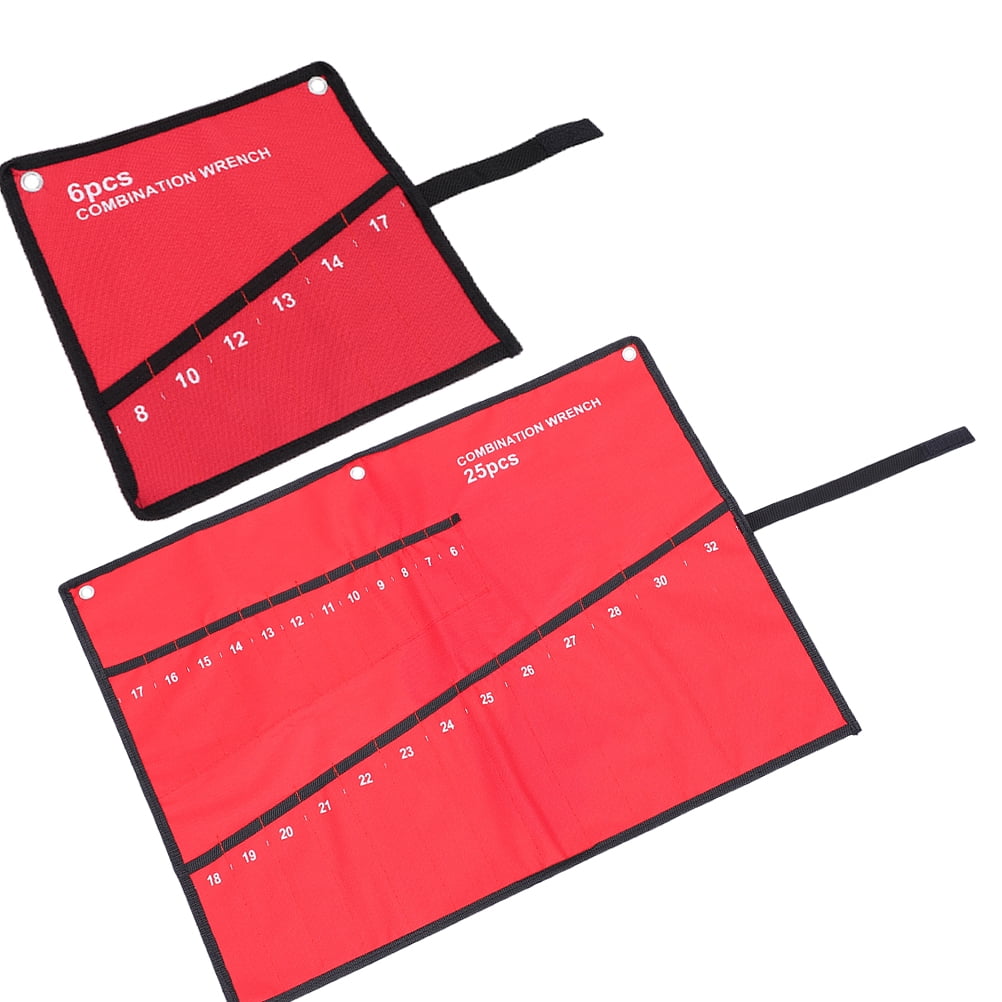 2 Pcs Screwdriver Socket Holder Tool Organizer Bag Electrician Tool