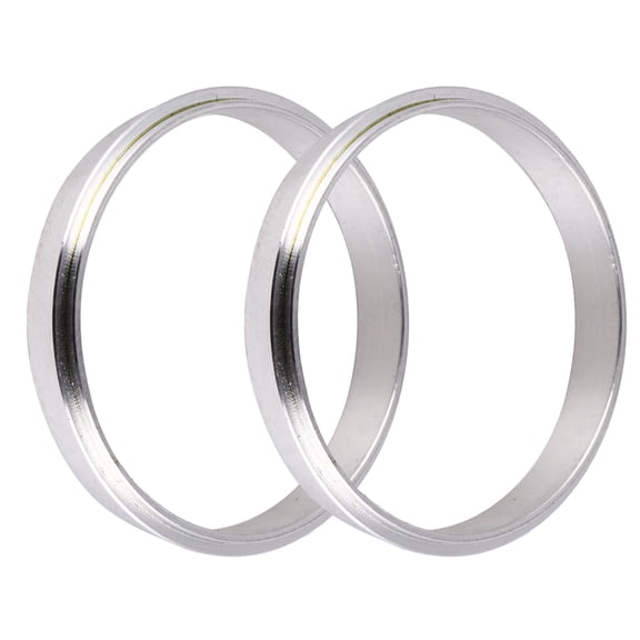 NUOLUX 2Pcs Automatic Sealing Machine Accessories Aluminum Sealing Ring Replacement Gasket Plated Silver