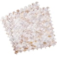 thumbnail image 1 of 2 Pcs Self Adhesive Wall Tiles 12.4x12.2 Inch Mother of Pearl Fishscale Tiles Peel and Stick Backsplash Shell Tiles for Kitchen Wall Bathroom Bedroom Decor for DIY, 1 of 7