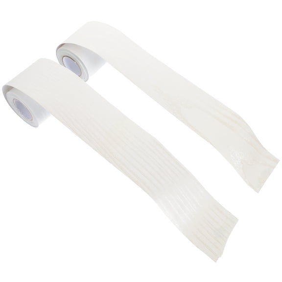 2 Pcs Self-adhesive Baseboard Drawstring Foldable Decoration Centerpieces Dual Tape