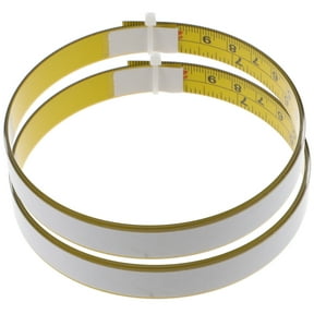 2 Pcs Self-adhesive Ruler Tape Workbench Digital Measure Measurement Metric Sticky