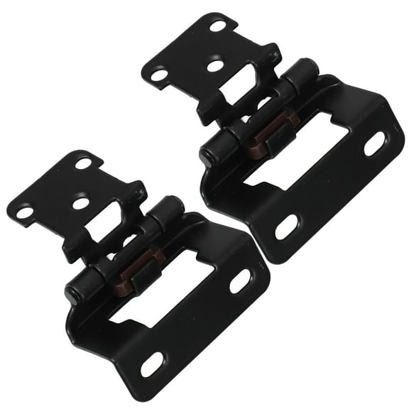 2 Pcs Self-closing Semi Wrap Hinge Hinges for Home Cabinet Doors